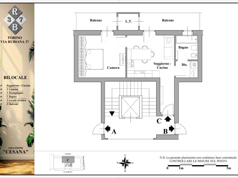 Bilocale “Cesana”